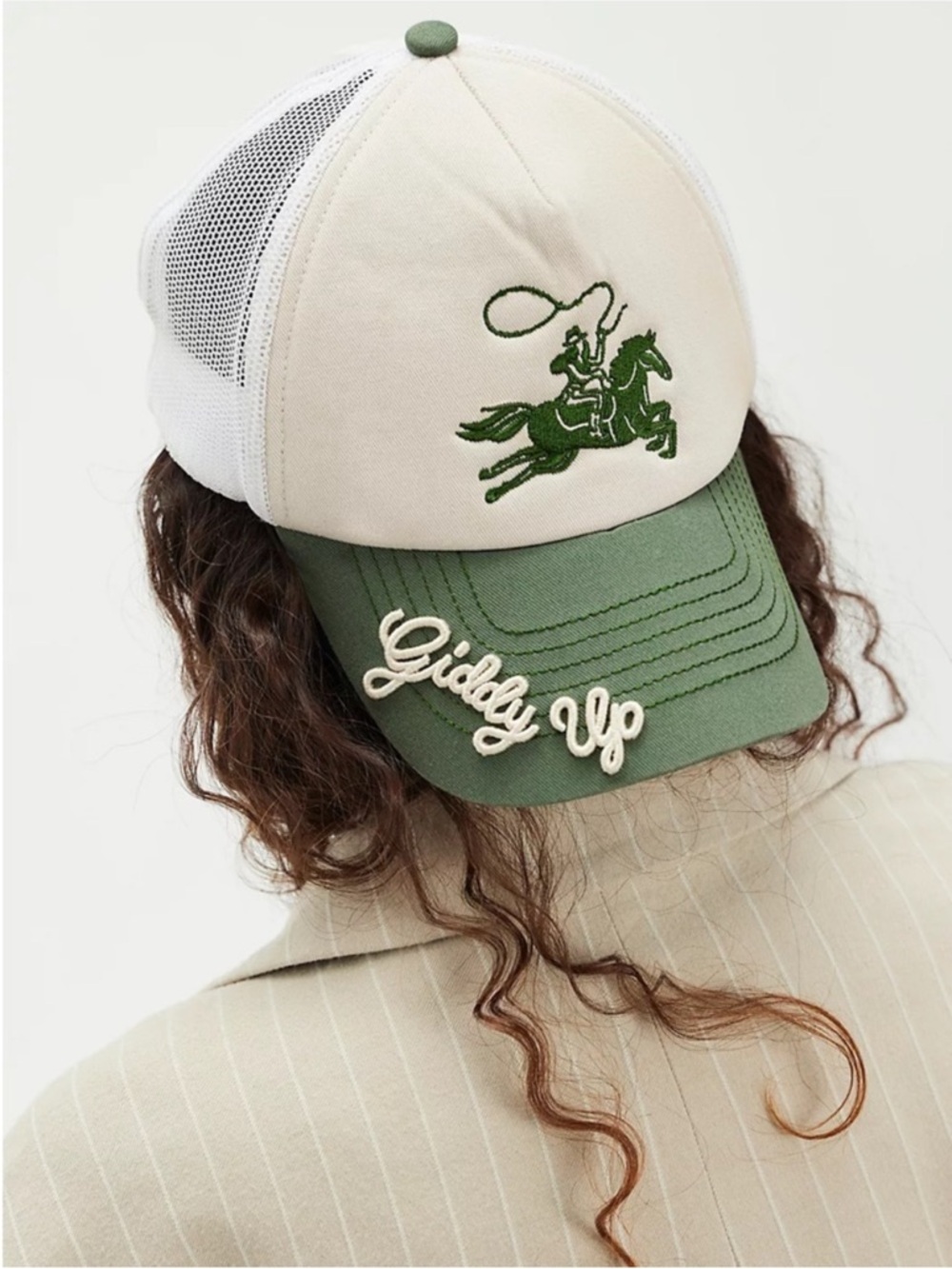 NWOT Free People Understated Leather Giddy Up Trucker Hat